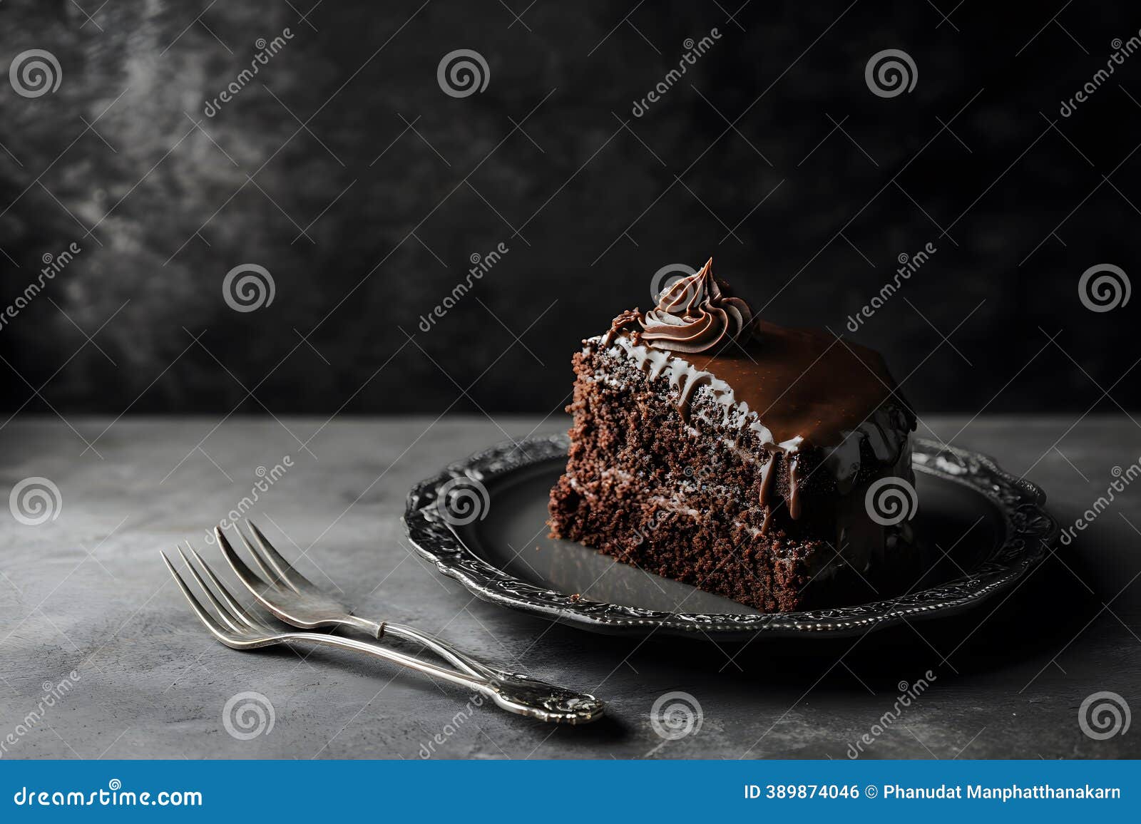 Signature chocolate dessert